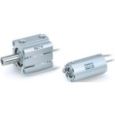 SMC Linear Compact Cylinders NCQ8 NC(D)Q8, Compact Cylinder, Single Acting, Single Rod